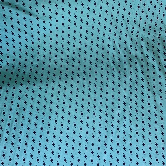 KING SIZE BRAND MEN’S SHORT SLEEVE COLLAR LIGHTWEIGHT JERSEY POLO TIDAL GRN GEO - Picture 3 of 8